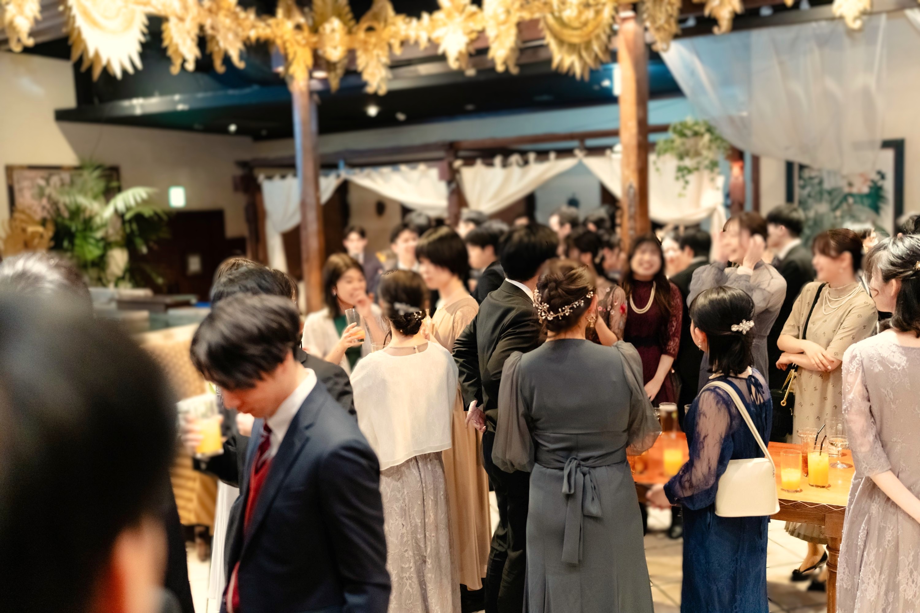 結婚式二次会の入場シーン