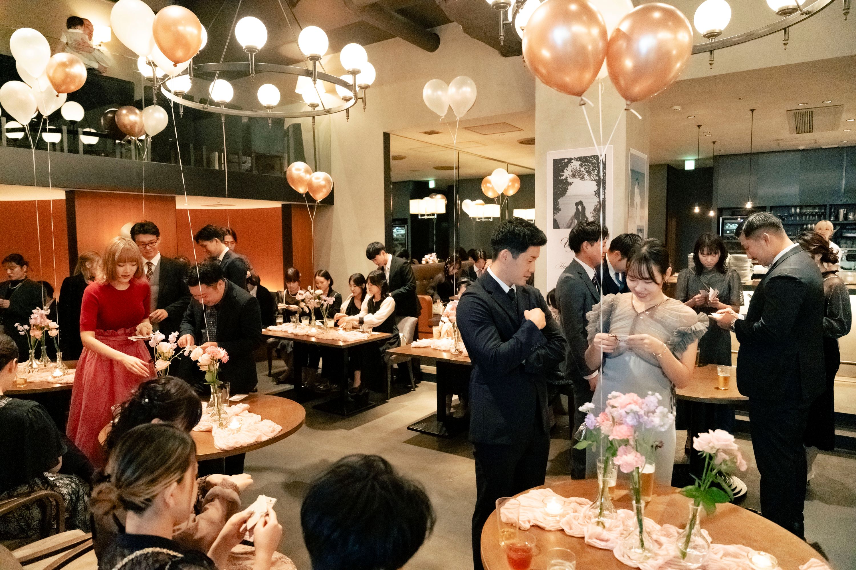 カジュアルウェディングの演出 リングリレー